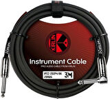 KIRLIN IPCC-202PN-3M-BK / 1/4'' MONO PLUG KABLO