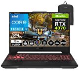 Asus Tuf Gaming F15 FX507VI-LP090 13. Nesil Intel I7-13620H 96GB DDR5 Ram  512GB SSD Windows11Pro 15.6 Inç Fhd 144Hz 8gb RTX4070 140W Taşınabilir Bilgisayar FX507VI-LP09045+WeblegelsinÇanta