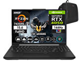 Asus Tuf Gaming A15 FA507NUR-LP035 Ryzen 7 7435HS 96GB Ddr5 Ram  4tb SSD WINDOWS11PRO 15.6 Inç Fhd 144Hz 6GB/RTX4050 140W Taşınabilir Bilgisayar FA507NUR-LP03548+WEBLEGELSINÇANTA