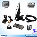 Güvenlik Kamera Monitörü 7" Ekran Hdmi Vga Av girişli LCD Ekran 4 kanal