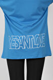 Kadın Yesaint Love Baskılı Oversize T-shirt