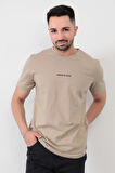 Vizon Erkek Want To Live Baskılı T-Shirt