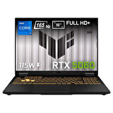 ASUS TUF Gaming F16 FX608JMR i7-14650HX 8-GBDDR5 512 GB SSD  RTX5060 8GB-GDDR7-115W) 16″ WUXGA 165Hz IPS FreeDos FX608JMRAT2