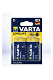 4120 Longlife Alkalin Büyük Boy D Pil 2'li