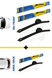 OPEL VECTRA  SUPERMUTE  ÖN VE ARKA 3'LÜ MUZ SİLECEK TAKIMI 2005-2008 HATCHBACK (5 KAPI) (600mm+480mm+400mm)