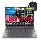 Lenovo Thinkbook Thinkbook 16P G5 Irx İ9-14900HX 32GB Ddr5 4tb SSD RTX4060 8gb 16 Inç 3.2k (3200×2000) 165Hz WINDOWS11PRO Gaming Laptop 221N50024TR036+WEBLEGELSINÇANTA