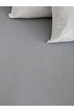 Gri 120x200 (ARA BOY) Penye Lastikli Çarşaf