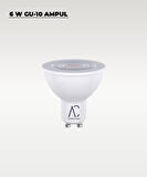 6W GU10 Led Ampul 3200K Sarı Işık 10 Adet