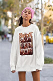 Slipknot Baskılı Unisex Oversize Rock Metal Sweatshirt