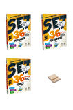 LGS 8. Sınıf Sempatik 36 Haftalık Matematik Fen Bilimleri ve Türkçe Denemeleri 3lü Set