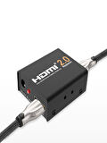 HDMI 2.0 Tekrarlayıcı 4K 2160P Dişi Kablo Genişletici Uzatıcı Ekleme Adaptörü