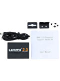 HDMI 2.0 Tekrarlayıcı 4K 2160P Dişi Kablo Genişletici Uzatıcı Ekleme Adaptörü