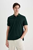 DeFacto Regular Fit Kısa Kollu Basic Düz Pike Kumaş Polo Tişört C1293AX24SPGN245