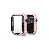 Apple Watch 7 41mm Tank Zırh Kasa Ve Mat Görünümlü Ekran Koruyucu Redclick Watch Gard 11