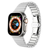 ​​​Apple Watch 10 46mm Kordon Krd-79 Metal Strap Luxury Kayış
