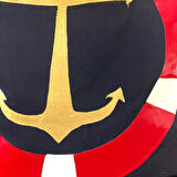 Uretti - Ege 7366 El Yapımı Denizci Temalı Tasarım Çanta