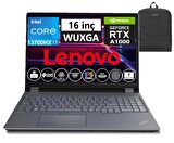 Lenovo Thinkpad P16 Gen2 Intel Core  I7-13700HX 96GB Ddr5 2tb SSD 6gb RTXA1000 16" Wuxga W11PRO Mobil Iş Istasyonu 21FA000ETXW33+WEBLEGELSINÇANTA