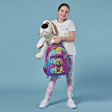 Coral High 2li Set Köpek Desenli Okul Çantası Beslenme 23649