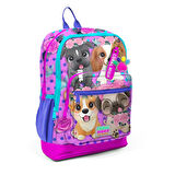 Coral High 2li Set Köpek Desenli Okul Çantası Beslenme 23750