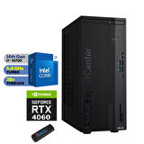Asus D9 Expertcenter D901MDR Intel I7-14700 128GB Ddr5 256GB SSD 8GB/RTX4060 Freedos Masaüstübilgisayar WRTXD901MDR26+ZETTAUSBBELLEK