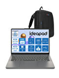 Lenovo Ideapad Slim 3 14IRH10 Intel Core I7 13620H 24GB 512GB SSD Windows 11 Home 14" Wuxga (1920X1200) IPS 300NITS Taşınabilir Bilgisayar 83K0002ATRH04 + Zetta Çanta