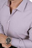 Açık Vişne Slimfit Erkek Gömlek