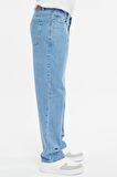 Erkek Yüksek Bel Bol Kesim Baggy Loose Fit Jean Pantolon-C352