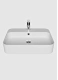 Creavit LP061 Loop Çanak Lavabo İnce 60 Cm Ext.Beyaz