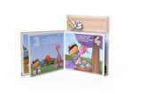 Pepee 3'lü Set ( Keçe Duygular - Mıknatıslı Sayılar - Mıknatıslı Şekiller)