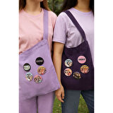 Lisanslı Yaka çanta rozeti BLACK PİNK 6LI