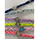 Deri bileklik BLUEY  temalı  6lı paket 