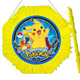 Pokemon Go Pinyata 42cm + Sopası Doğum Günü Eğlencesi Pinyata Patlatma Partisi