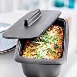 Tupperware Ultra Pro Fırın Kabı 1.8 LT Siyah