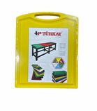 Türkay Polietilen Kesme Tahtası Tutmalı Sarı 26,5x32,5x1cm