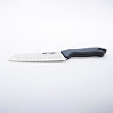 Pirge Gastro Santoku Bıçağı Oluklu Gri 17 Cm 37168