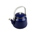 Alev Vintage Emaye Demlik Kettle 1,5Lt Lacivert