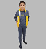 kapitone yelekli 3 lü eşofman takımık