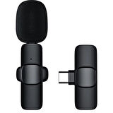 Stark Pro 2li paket K8 Kablosuz Taşınabilir Yaka Mikrofonu (Typ-C)