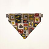 Ayarlanabilir Kedi Köpek Bandana Papyon Seti - Yılbaşı Hediyesi S Beden 25.35 cm