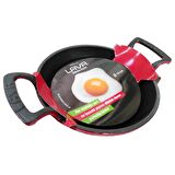 SAHAN LAVA DÖKÜM 16 CM KULPLU DIŞI KIRMIZI RENK