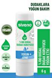 Siveno %100 Doğal Dudak Koruyucu Yoğun Etki Bitkisel Lip Balm Krem Nemlendirici Parlatıcı Onarıcı 6 gr