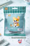 Loz Micro Block 3'lü Pasta Figürü 3 Farklı Model Dekoratif Oyuncak Yapım Seti Yapı Blok Seti