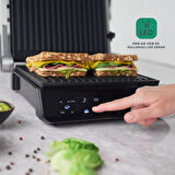 Homend Grilliant 1343H Cam Yüzeyli 5 Hazır Programlı LED Ekranlı Konuşan Tost ve Izgara Makinesi