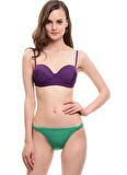 Limon Koyu Nefti Kadın Bikini Alt