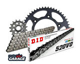 D.I.D Kawasaki Ninja 250 R Zincir Dişli Seti O-Ringli Çelik 14-43T/106L