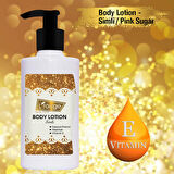 Simli Vücut Losyonu Body Lotion  Pink Sugar