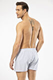 Cacharel Erkek Poplin Boxer 1113/Çizgili Açık Mavi