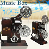 Film Makinesi Tasarımlı Müzik Kutusu