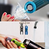 By Nevser®  3 Fonksiyonlu Pratik Şişe Temizleme Fırçası Mutfak Banyo Araç İçin Çok Amaçlı Fırça