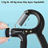  Sayaçlı El Yayı 60 Kg - 5 Kg Ayarlanabilir 1-Adet El Yayı GYM Spor Kas Egzersiz Aleti